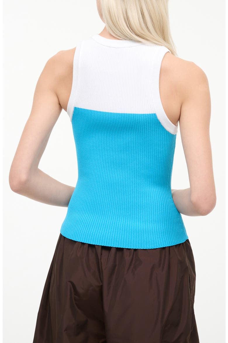 Malia Shark Graphic Rib Knit Tank, Alternate, color, GREAT WHITE