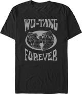 Wu-Tang Clan Men's Wu-Tang Clan Worldwide Map Group Forever Graphic T-Shirt