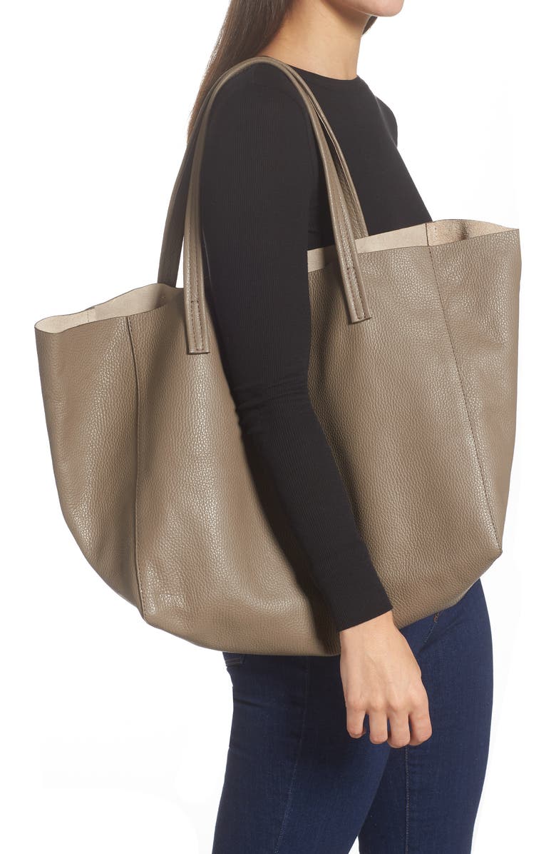 Kurt Geiger London Violet Leather Tote, Alternate, color,