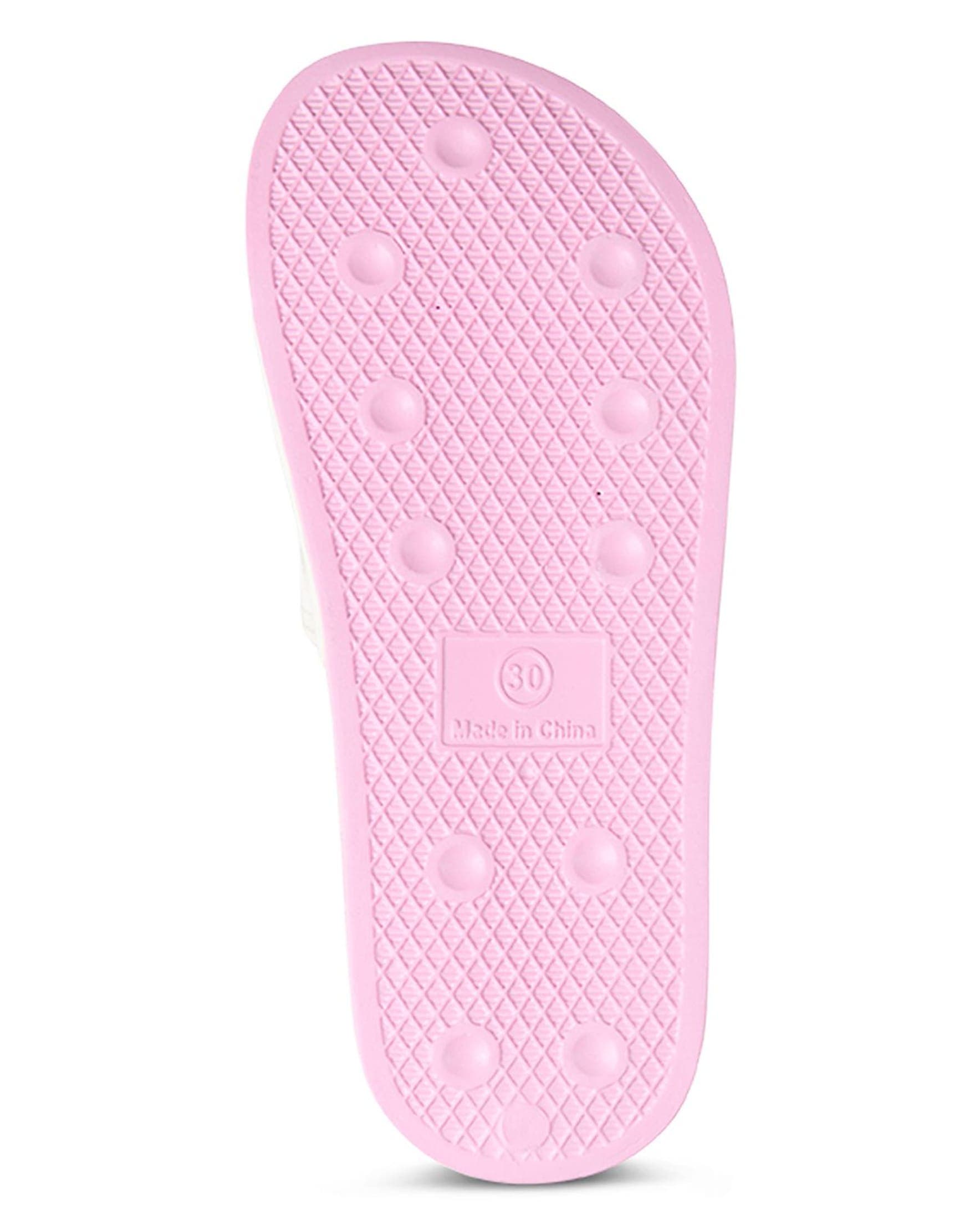 Kids'' Fun In The Sun Slip-On Slide Sandal, Alternate, color, Pink
