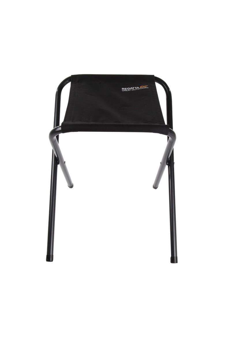 Great Outdoors Marcos Camping Stool, Alternate, color, Black and Seal Grey