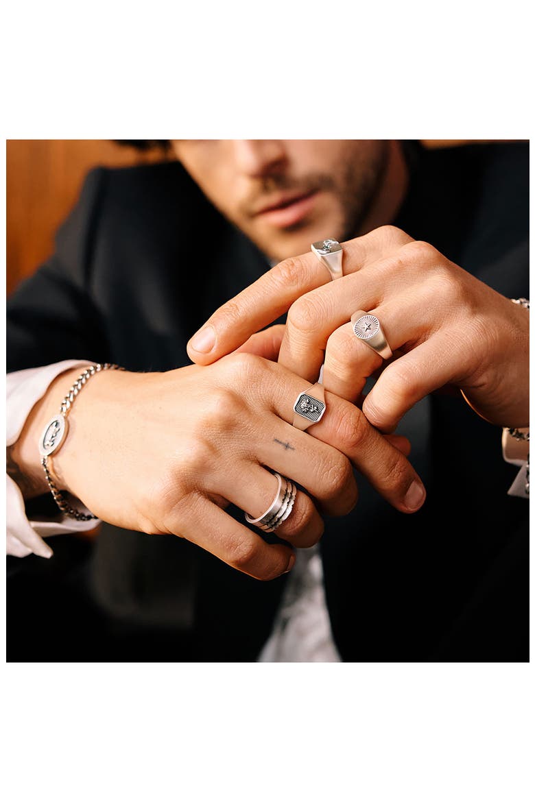Silver Chrysanth Ring, Alternate, color, SILVER
