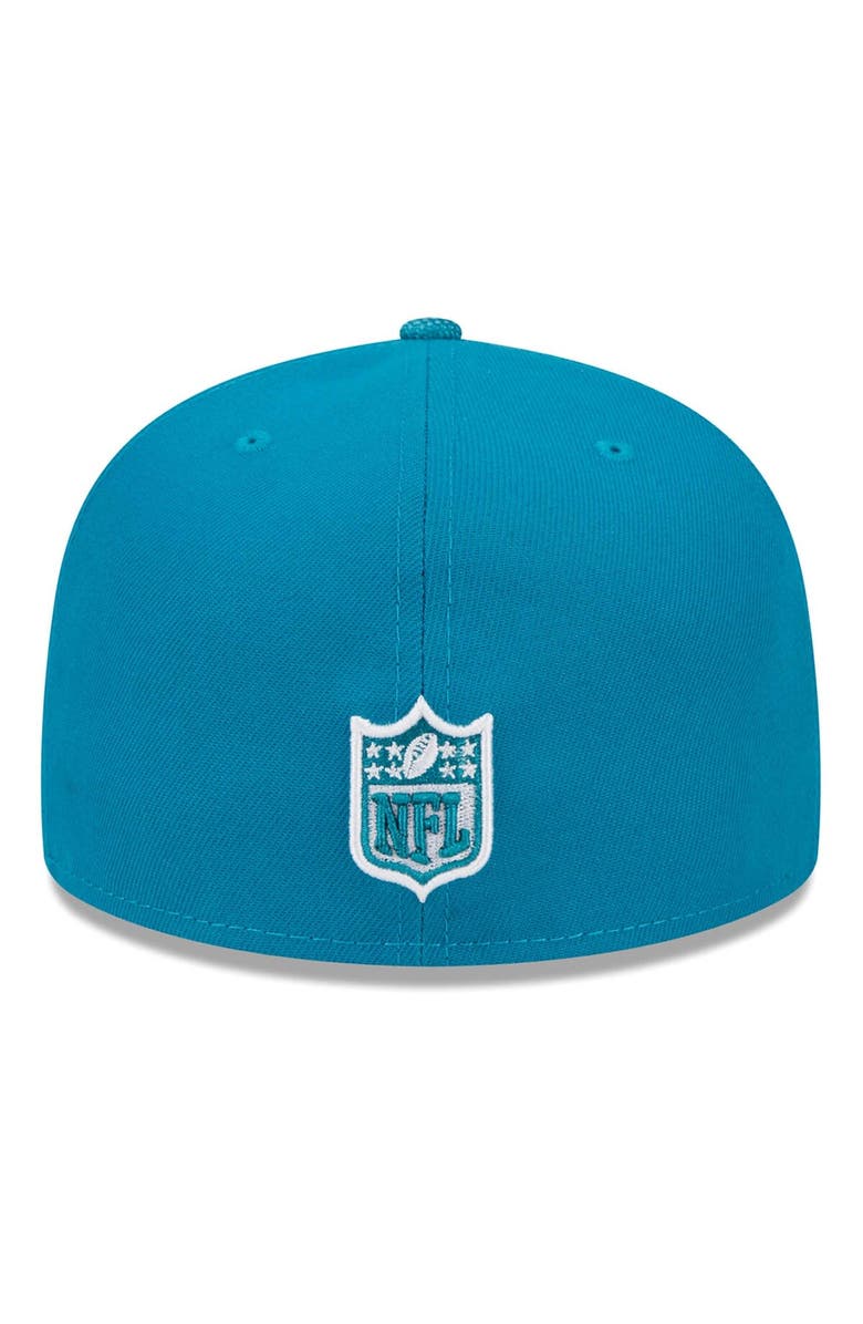 New Era Men's New Era Teal Jacksonville Jaguars Active Ballistic 59FIFTY Fitted Hat, Alternate, color, 