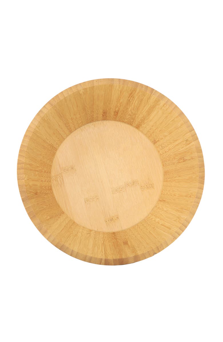 Megachef 4 Piece 8 Inch Wood Salad Bowl Set, Alternate, color, Bamboo