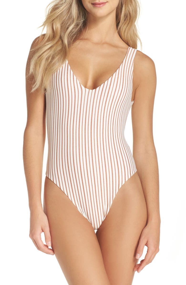 LSPACE L Space Arizona Reversible One-Piece Swimsuit, Main, color, 