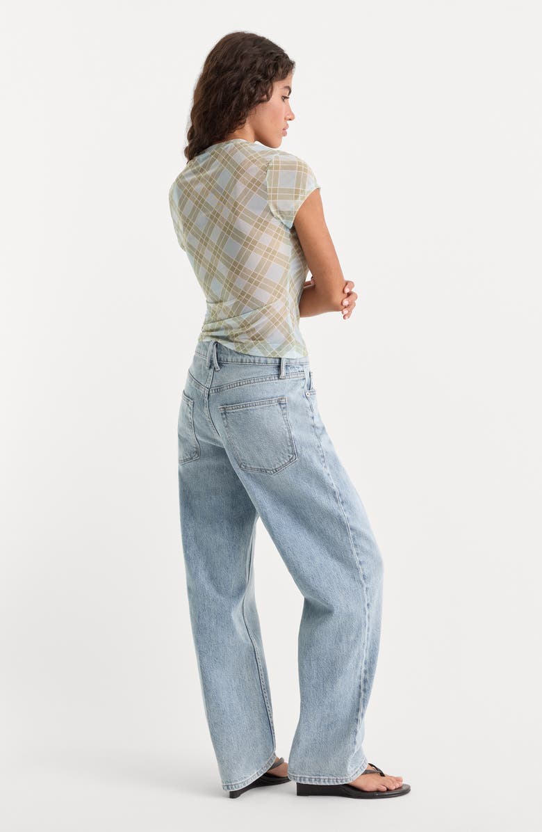 Good American Good '90s Straight Leg Jeans, Alternate, color, Indigo1257