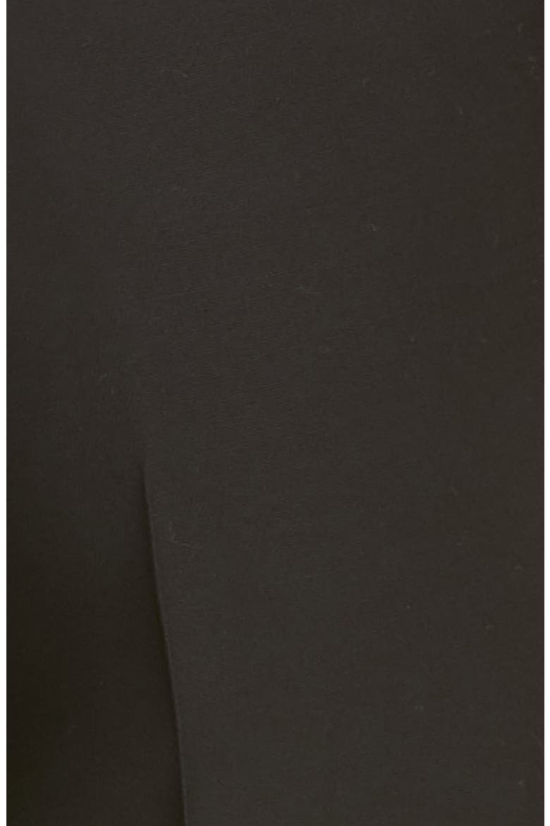 Silk & Wool Cady Crepe Straight Leg Pants, Alternate, color, BLACK