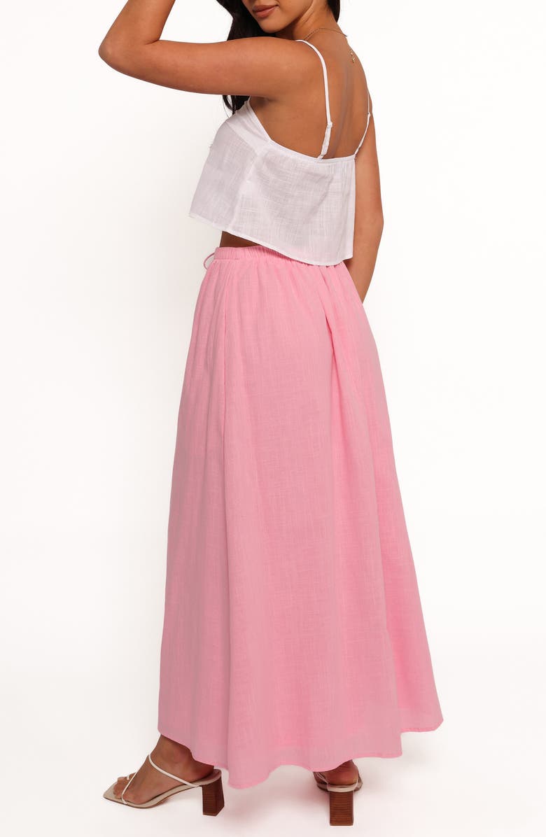Petal & Pup Simone Cotton Camisole & Maxi Skirt Set, Alternate, color, White Pink