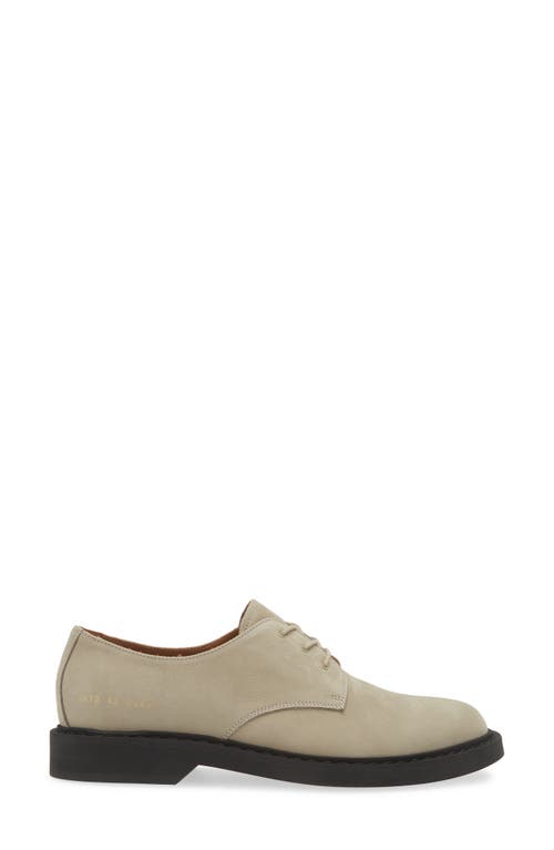 Common Projects Plain Toe Derby In Grey