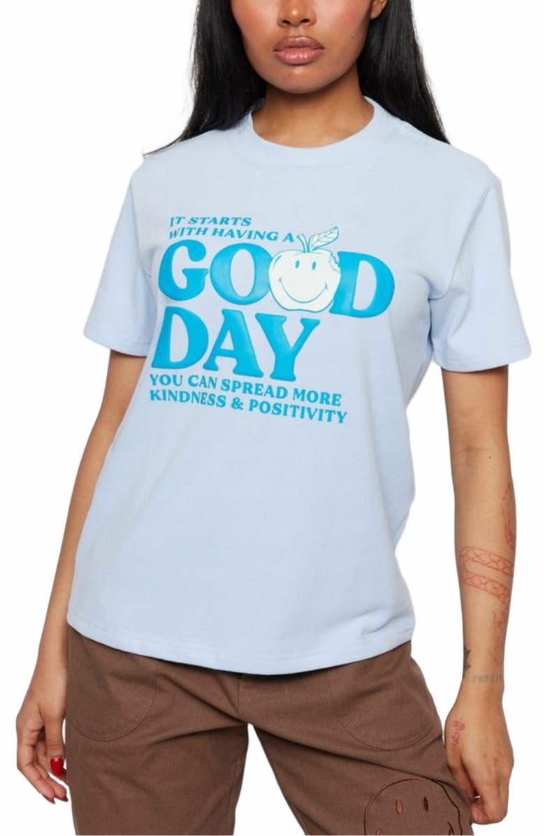 Samii Ryan GOOD DAY BOXY TEE, Alternate, color, Blue