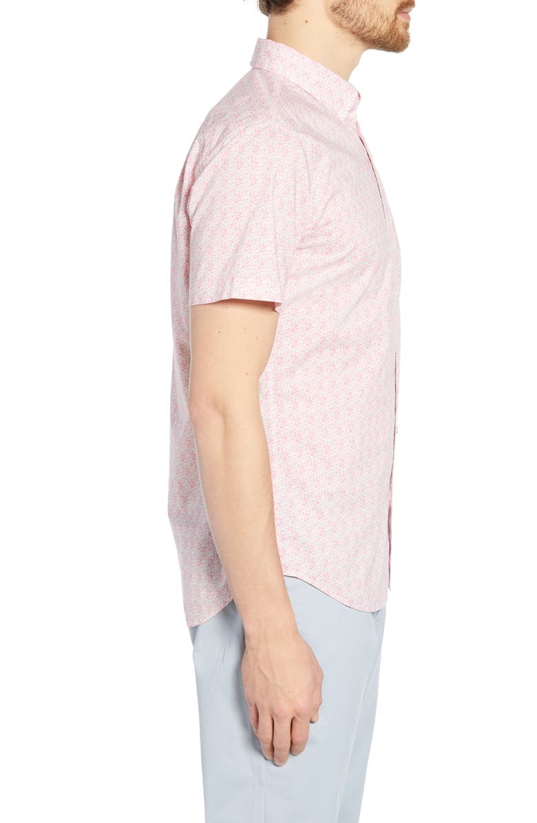 Bonobos Riviera Slim Fit Floral Print Cotton Shirt, Alternate, color, 