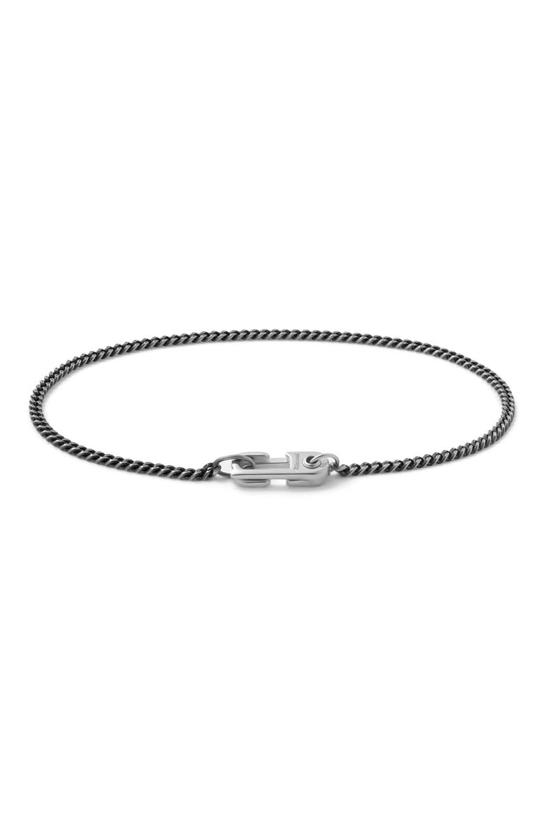 Men's Mini Annex Bracelet, Main, color, RUTHENIUM BRUSHED BLACK