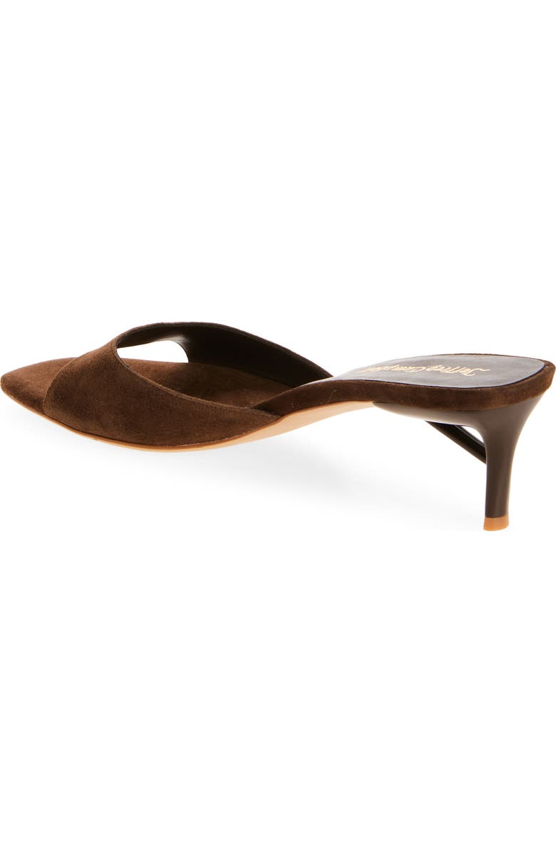 Jeffrey Campbell Cocoa Kitten Heel Slide Sandal, Alternate, color, Brown Suede