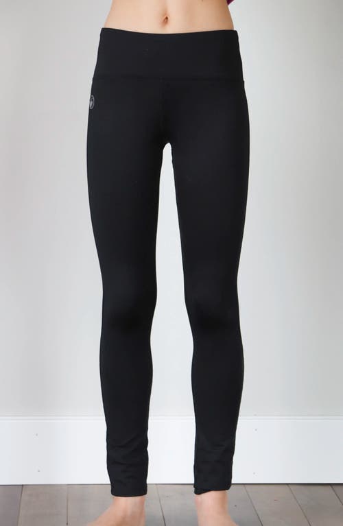 Limeapple Basic Black Activewear Leggings In Black