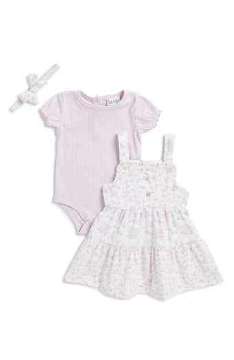 Nicole Miller Bodysuit, Dress & Headband Set
