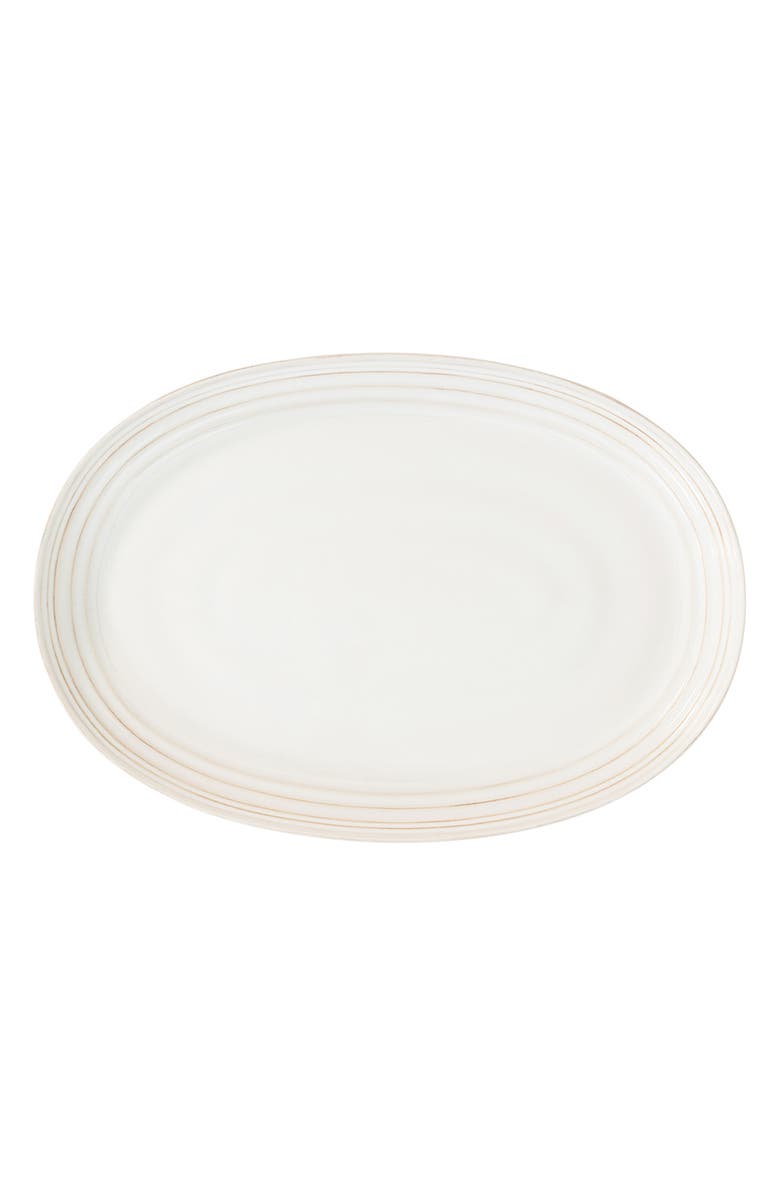 Juliska Bilbao 17-Inch Platter, Main, color, Whitewash