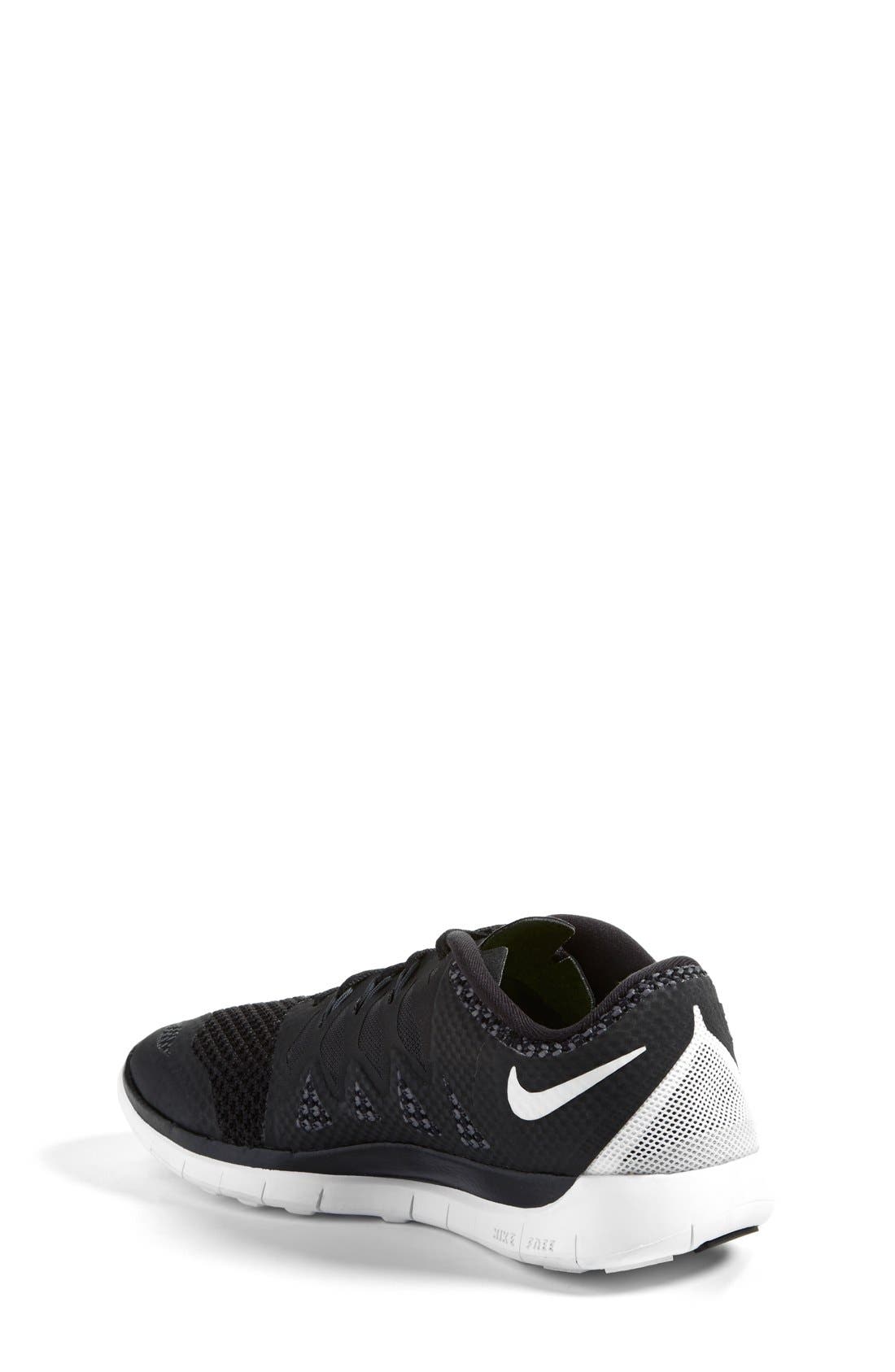 'Free 5.0' Running Shoe, Alternate, color, BLACK/ ANTHRACITE/ WHITE