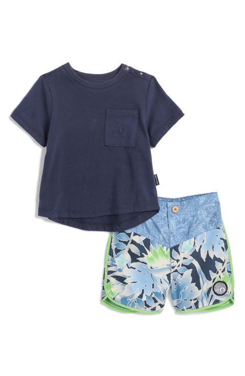 T-Shirt & Swim Shorts Set (Baby)