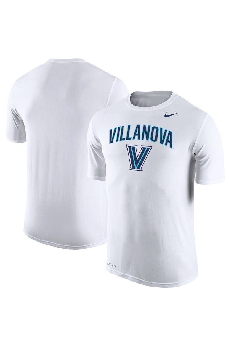 Men's Nike White Villanova Wildcats Arch Over Logo Performance T-Shirt, Main, color, White
