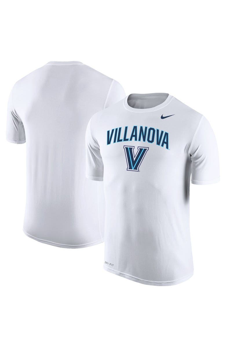Nike Men's Nike White Villanova Wildcats Arch Over Logo Performance T-Shirt, Main, color,