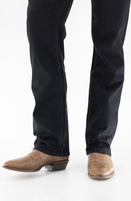 Devil-dog Dungarees Bootcut Jeans In Black