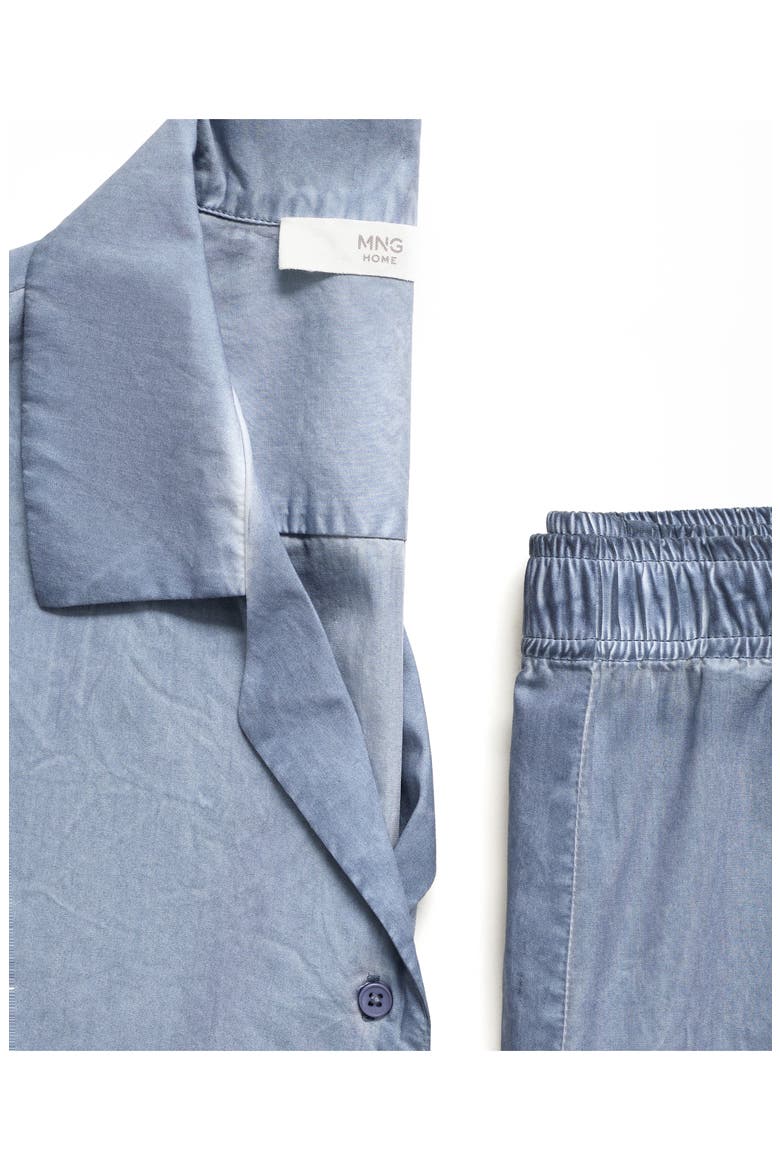 Garment Dyed Button-Up Shirt, Alternate, color, INK BLUE