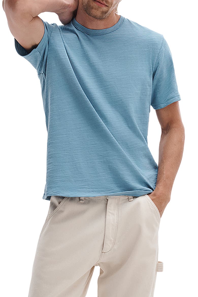 Classic Flame Tee, Main, color, FOG BLUE