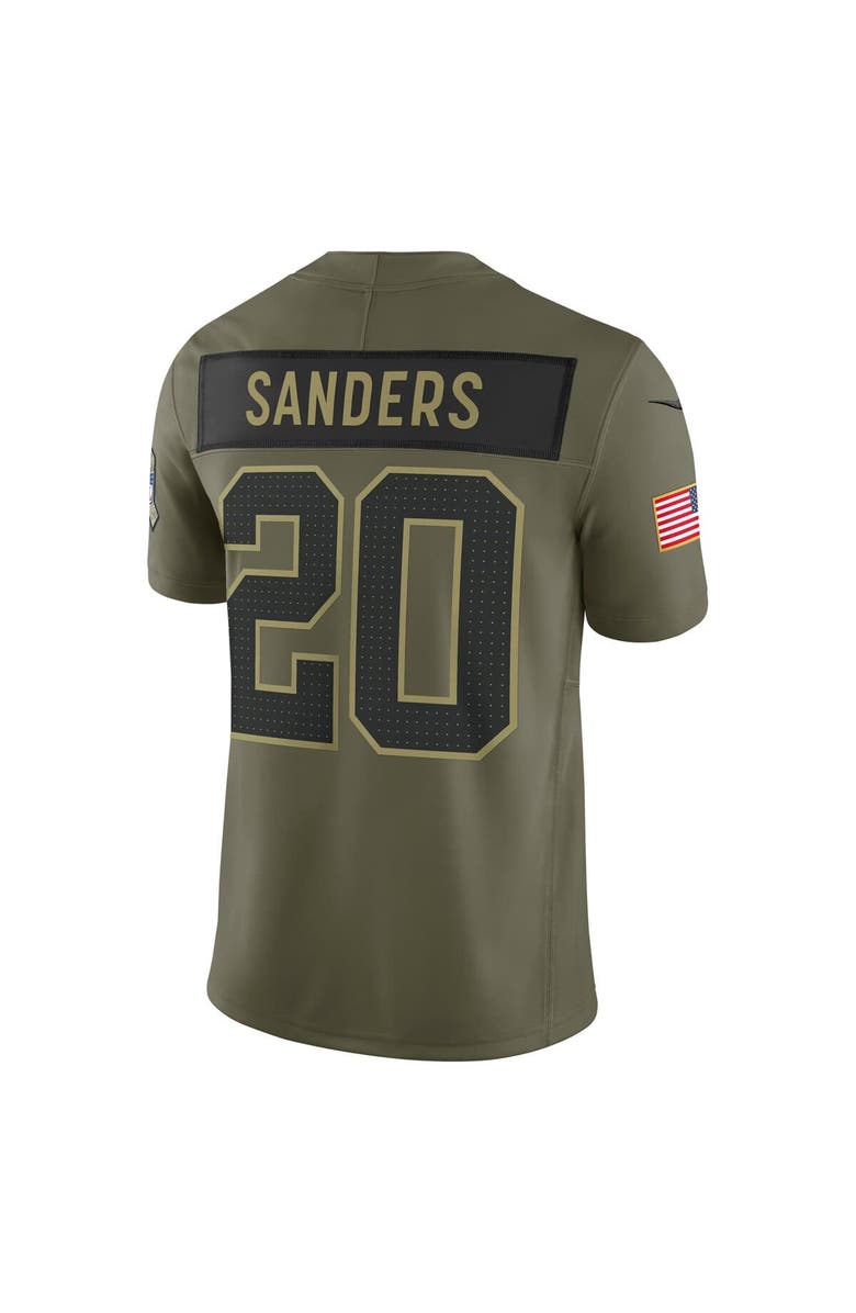 Nike Men's Nike Barry Sanders Olive Detroit Lions 2025 Salute to Service Retired Limited Jersey, Alternate, color, Olive