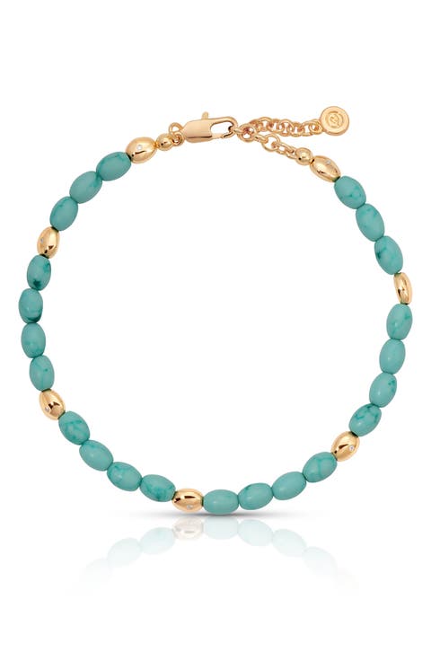 Freshwater Pearl Pebble Anklet