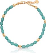 Ettika Freshwater Pearl Pebble Anklet