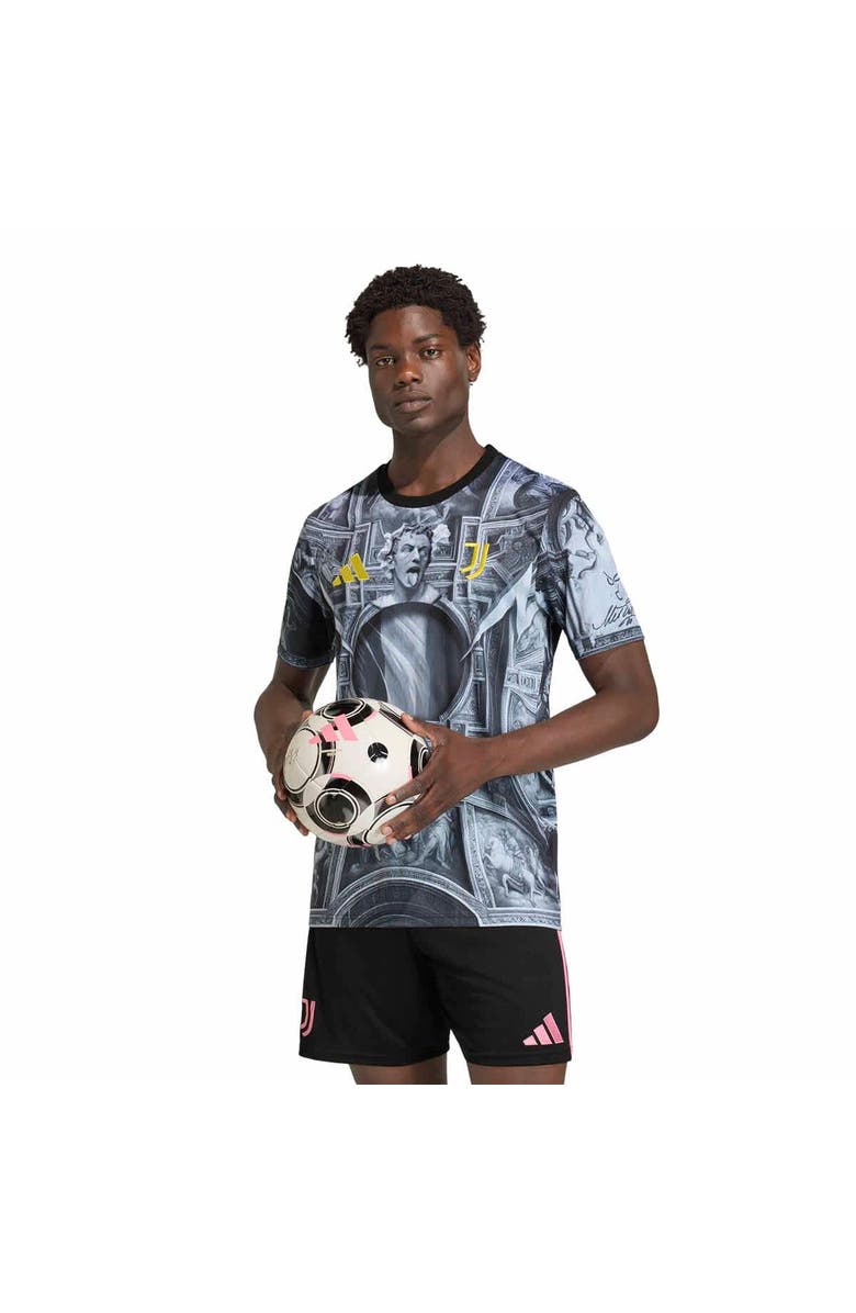 adidas Men's adidas  Black Juventus 2025/26 Pre-Match Training Jersey, Main, color, Black