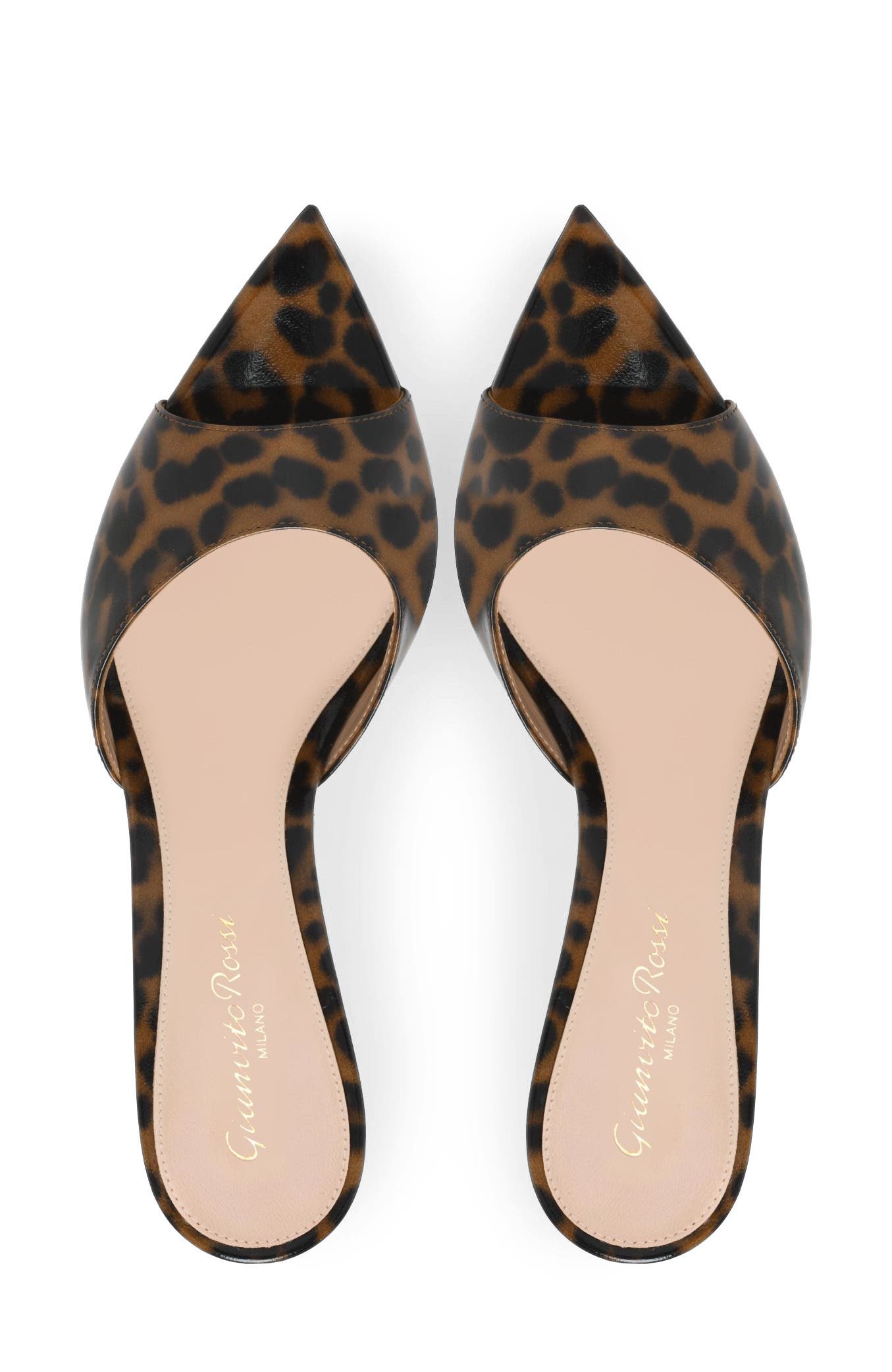 Gianvito Rossi Elle 85 Mules, Alternate, color, Brown Nappa
