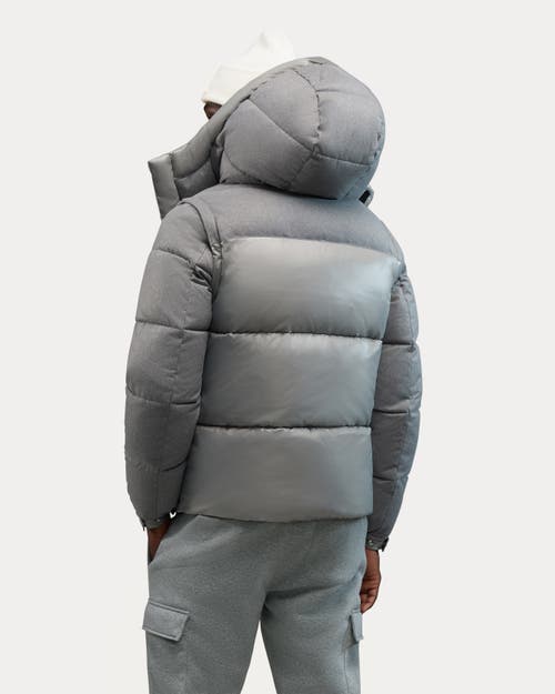 Alpenhaus Megeve- W 2-in-1 Relaxed Fit Puffer In Gray