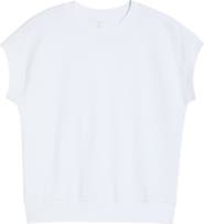 Zella Go Easy Terry Cotton Blend Sweatshirt