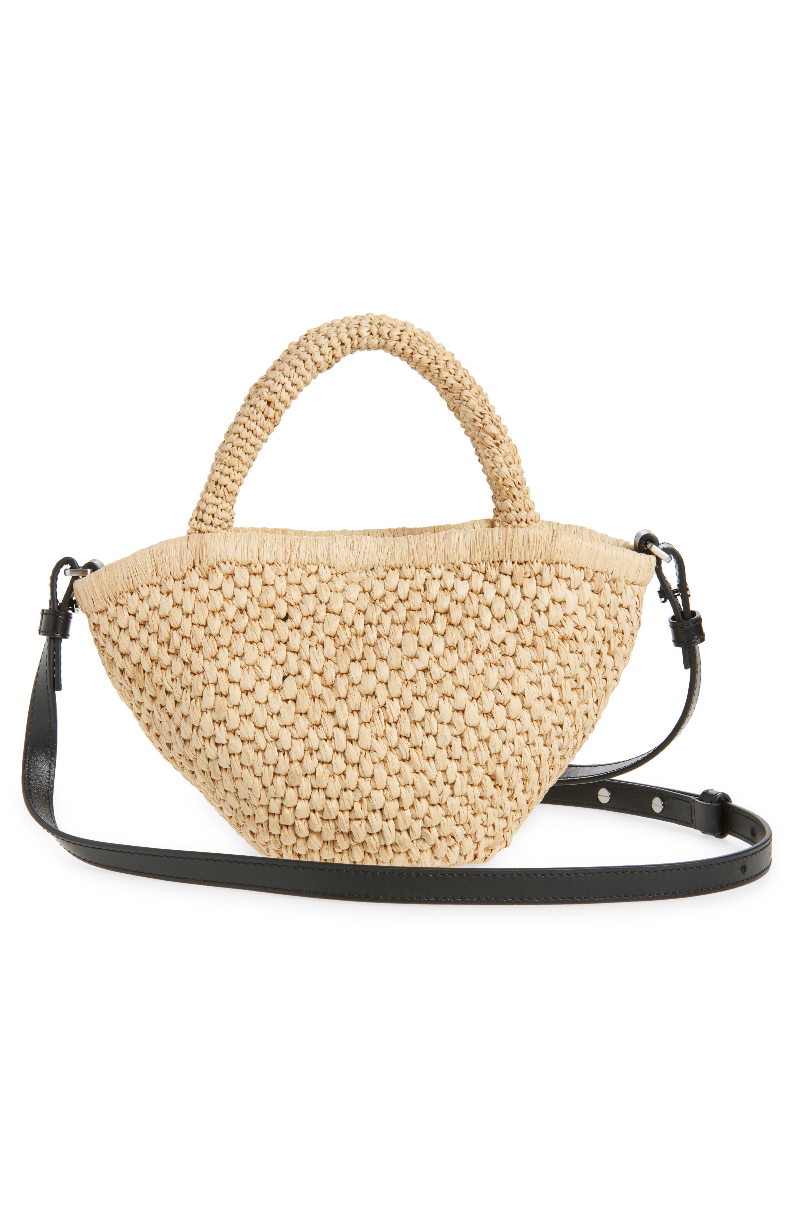 Proenza Schouler Small Chelsea Raffia Tote, Alternate, color, Natural