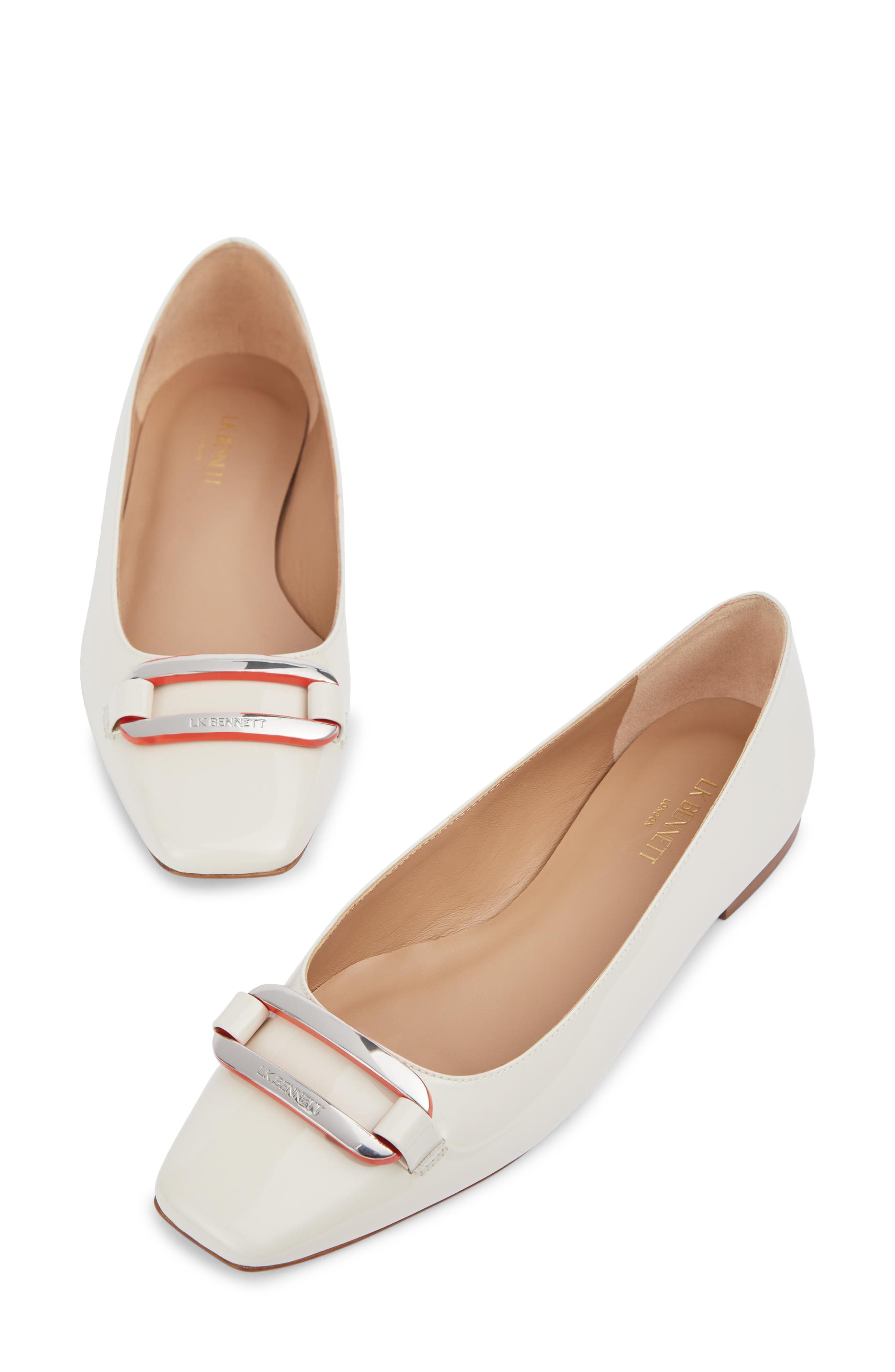 LK Bennett Cayden Square Toe Flat, Alternate, color, 