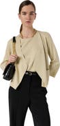 GERARD DAREL Lavina 3/4 Sleeve Open Front Cardigan