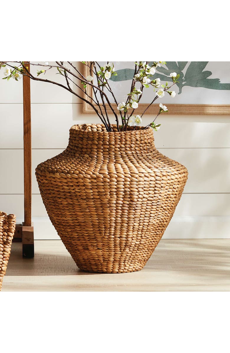 Napa Home & Garden Water Hyacinth Urn, Alternate, color, Beige