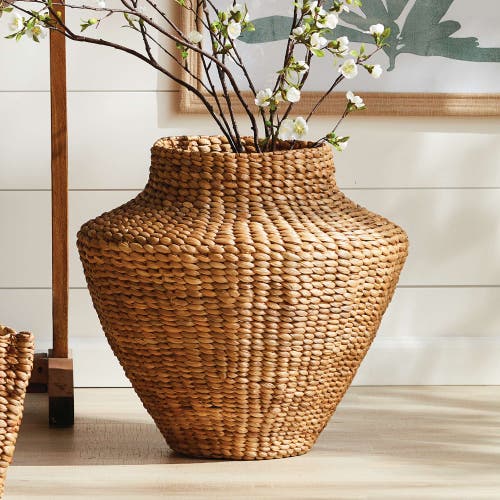 Napa Home & Garden Water Hyacinth Urn In Brown