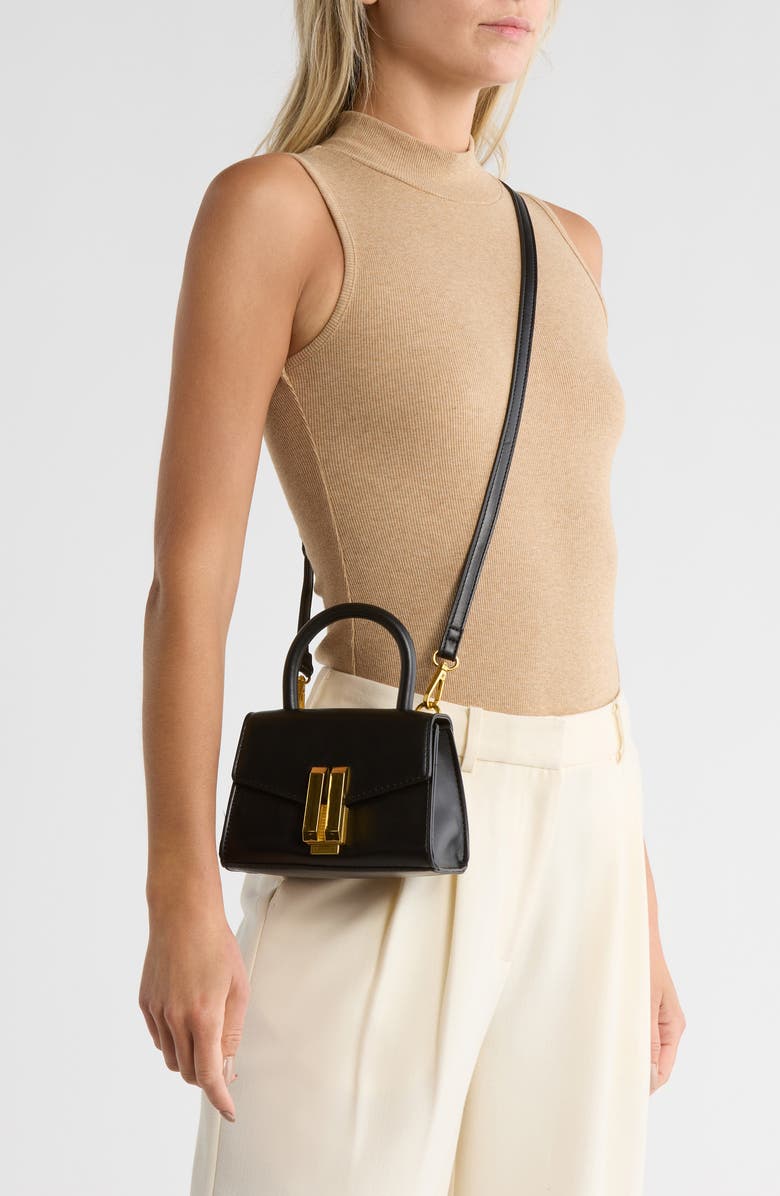 BCBG Top Handle Crossbody Bag, Alternate, color, Black