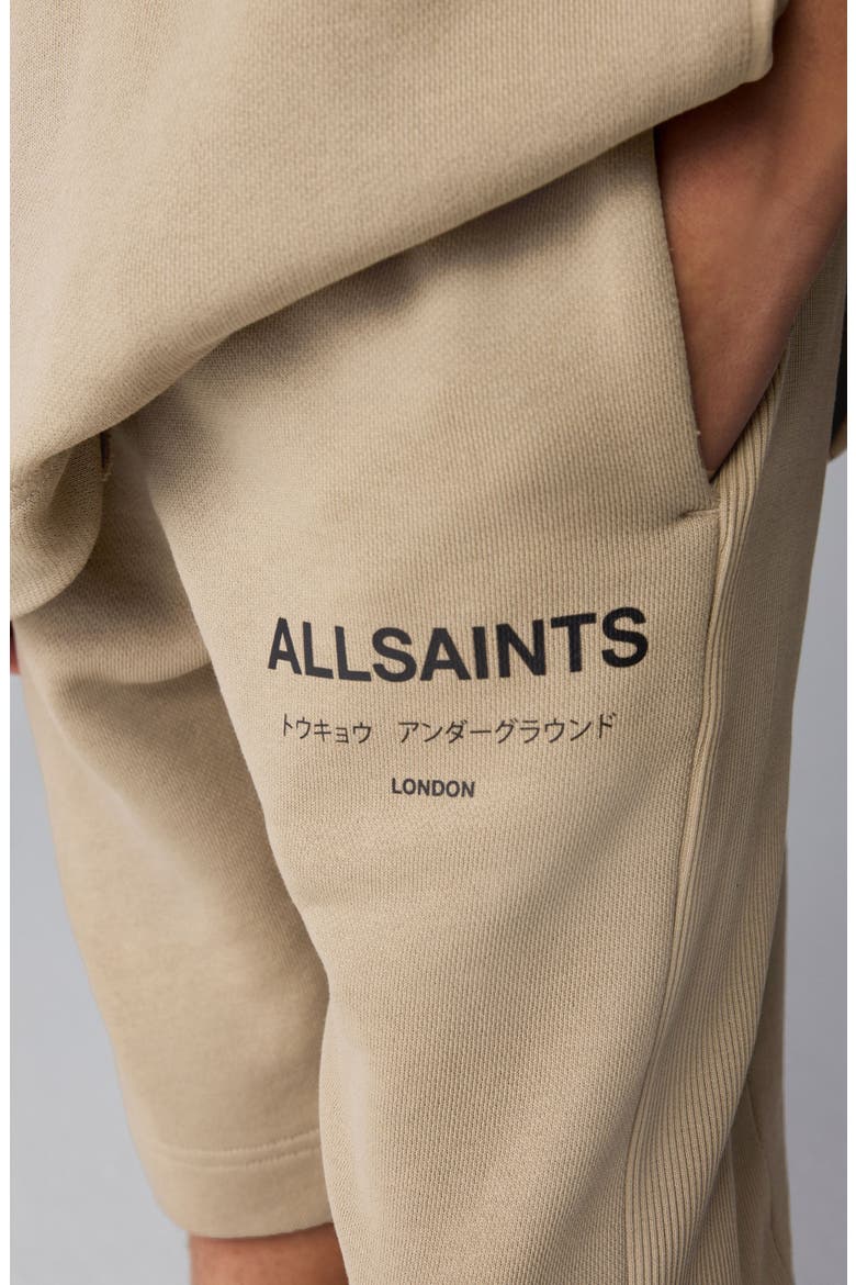 Kids' Logo Hoodie and Shorts Set, Alternate, color, NEUTRAL