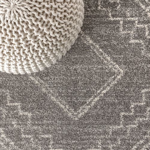 Jonathan Y Amir Moroccan Beni Souk Area Rug In Gray/cream