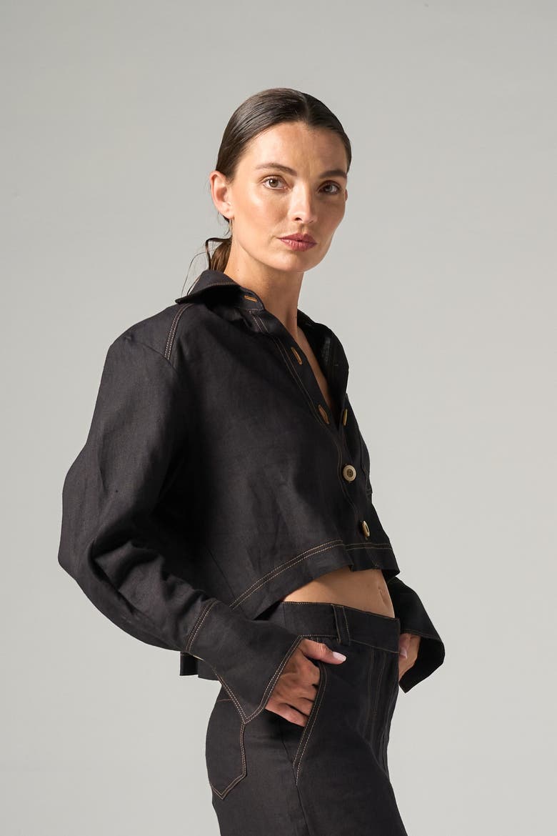 Caleb Top, Alternate, color, Black