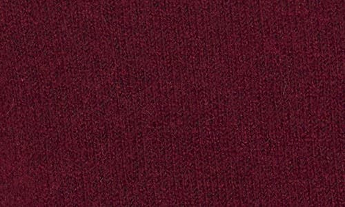 Cece Floral Crewneck Sweater In Burgundy