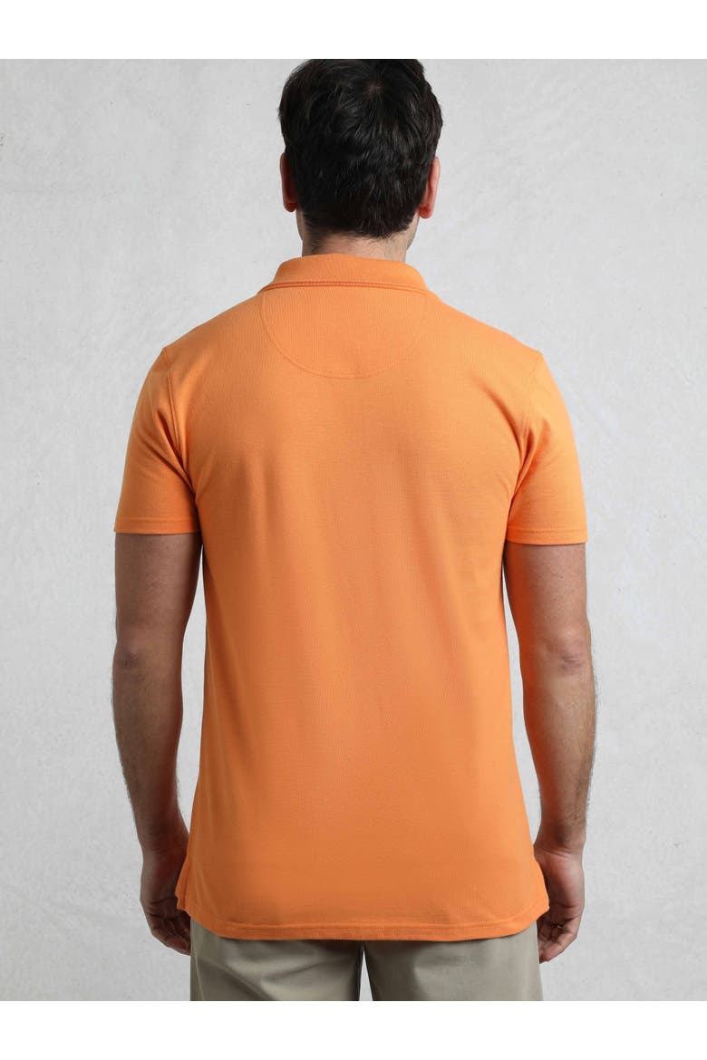 Miles Pique Polo, Alternate, color, Pumpkin