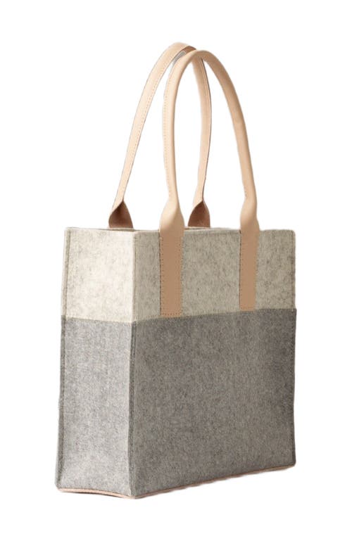 Graf & Lantz Graf Lantz Jaunt Merino Wool Midi Tote In Multi