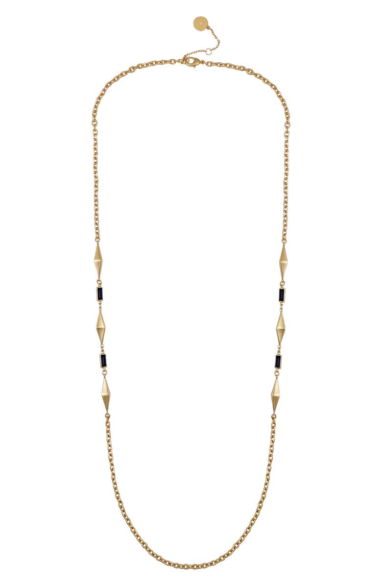 Vince Camuto Station Chain Necklace, Alternate, color, Gold
