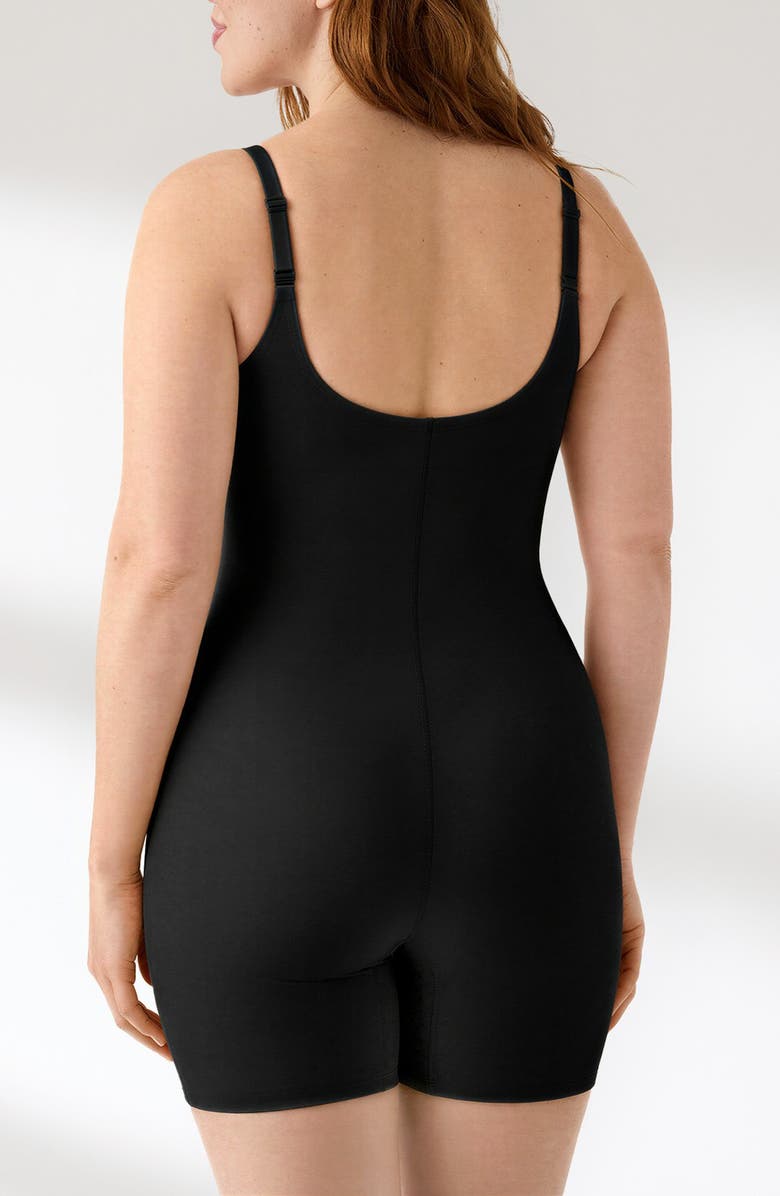 True & Co True Body Every Day Smoothing Romper, Alternate, color, Black
