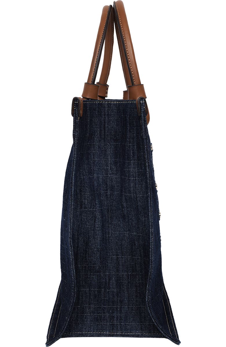 True Religion Andi Embroidered Horseshoe Tote, Alternate, color,