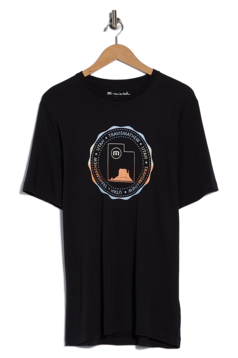 Sego Lily Graphic T-Shirt, Alternate, color, BLACK